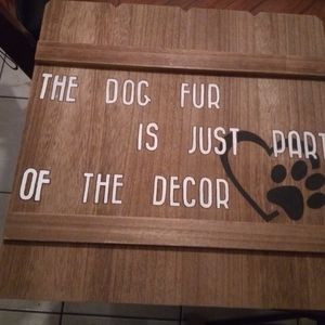 Home decor/ dog sign